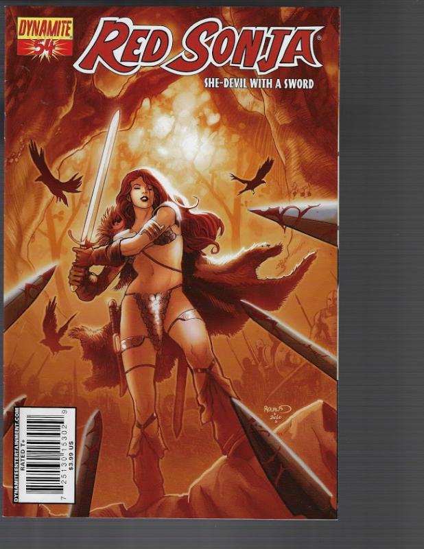 Red Sonja #54 (Dynamite) -  Paul Renaud Cover