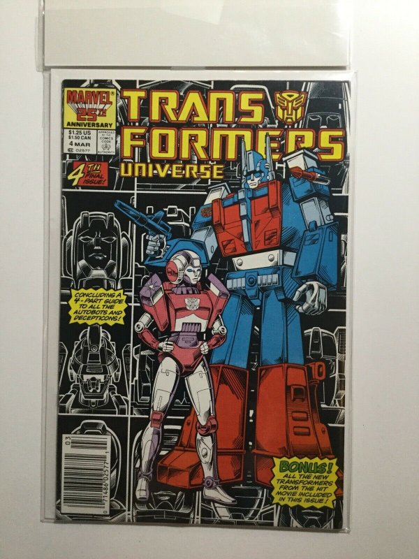 Transformers Universe 1 4 Near Mint- Nm- 9.2 Marvel