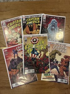 Captain America #695-700 LOT Samnee & Waid Marvel High Grade First Print