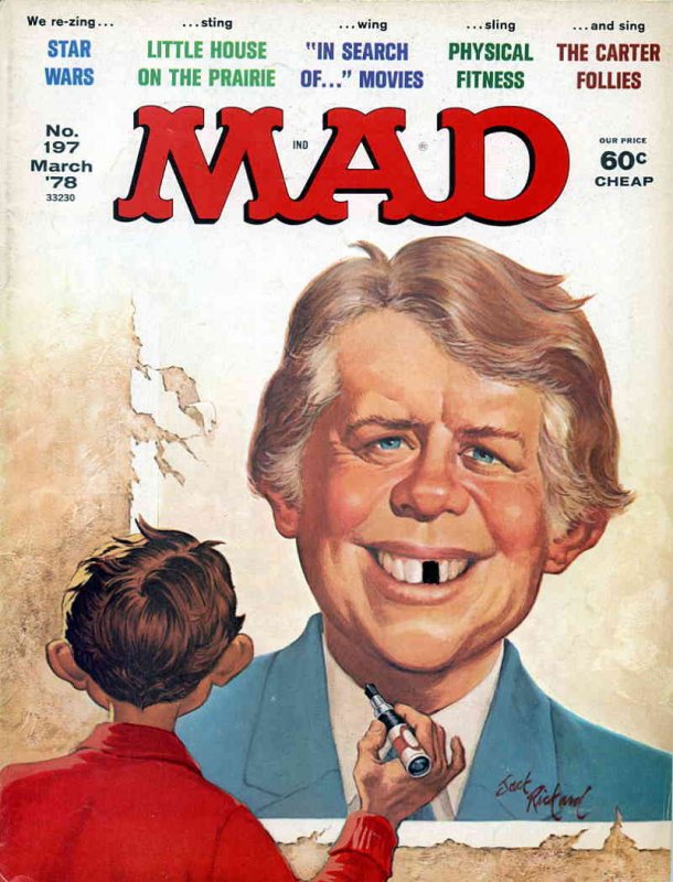 Mad #197 GD ; E.C | low grade comic March 1978 Jimmy Carter magazine