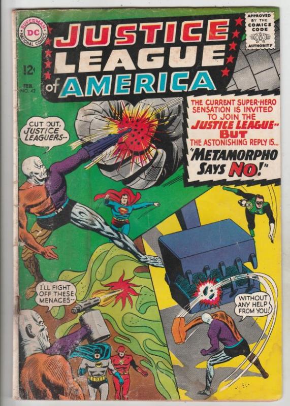 Justice League of America #42 (Feb-66) GD- Affordable-Grade Justice League of...