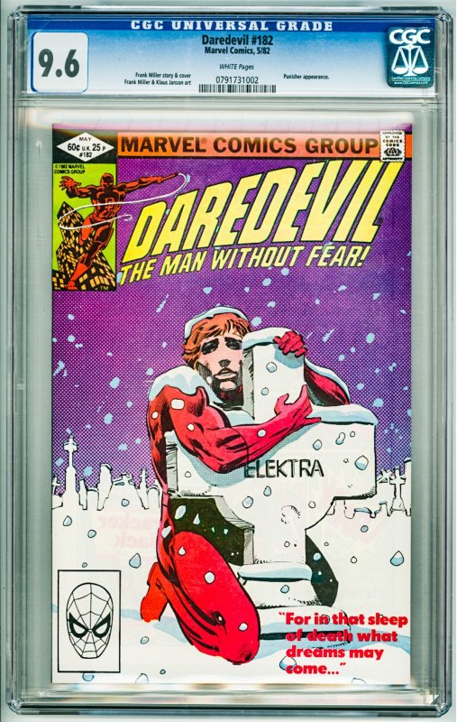 Daredevil #182 (1982) CGC 9.6!