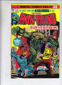 Man-Thing #19 (Aug-75) FN/VF Mid-High-Grade Man-Thing