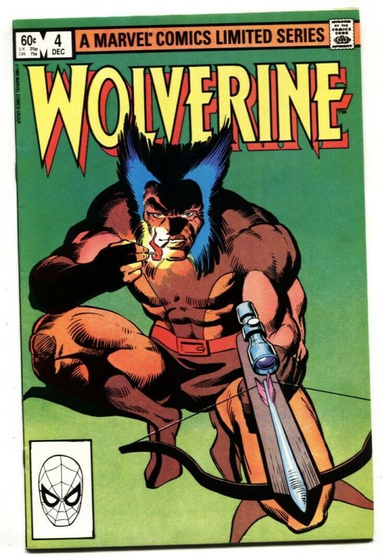 Wolverine Limited Series #4 Marvel comic book 1982 VF/NM