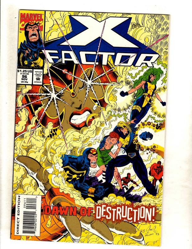 Lot Of 12 X-Factor Marvel Comic Books # 85 86 87 88 89 90 91 92 93 94 95 96 MF11