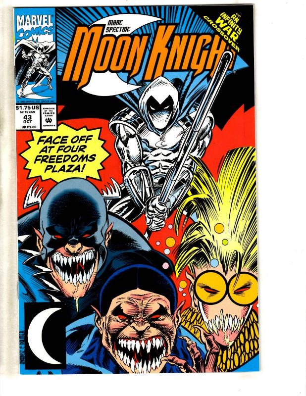 Lot Of 11 Moon Knight Marvel Comic Books #41 42 (2) 43 44 45 46 47 48 49 50 CR41