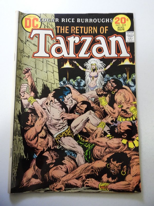 Edgar Rice Burroughs' Tarzan #222 (1973) FN- Condition