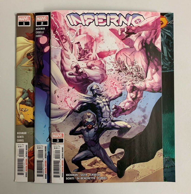 Inferno #1-4 Set (Marvel 2021) 1 2 3 4 Jonathan Hickman (9.2+) 