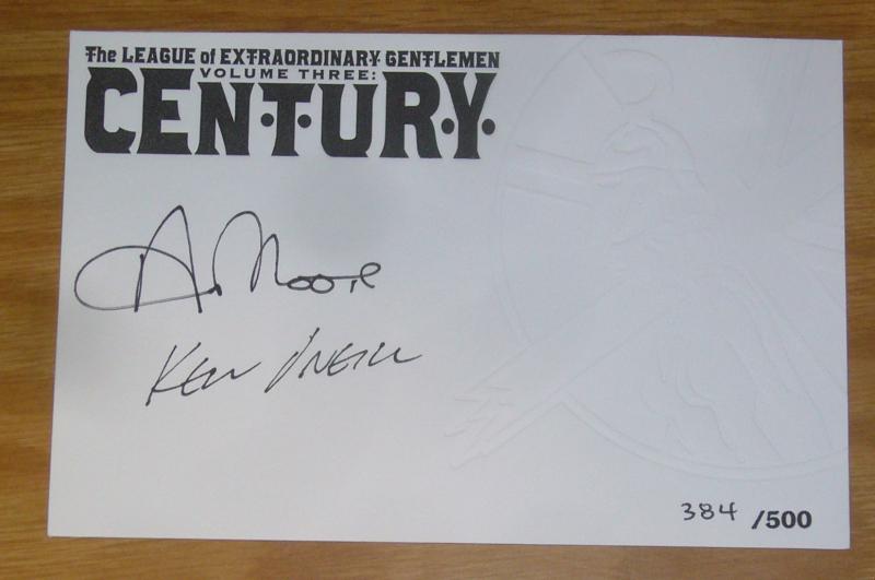 League of Extraordinary Gentlemen HC 3 VF/NM century LIMITED SIGNED alan moore