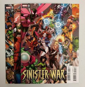 Sinister War #1-4 Set (Marvel 2021) 1 2 3 4  Bagley Connecting Variants (9.2+) 