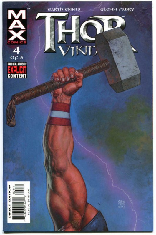 THOR VIKINGS #1 2 3 4 5, NM+, Garth Ennis, Glenn Fabry, Hammer, Thunder,  2003