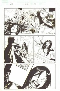 X-Men #202 p.15 - The Acolytes and Kitty Pryde - 2007 art by Humberto Ramos