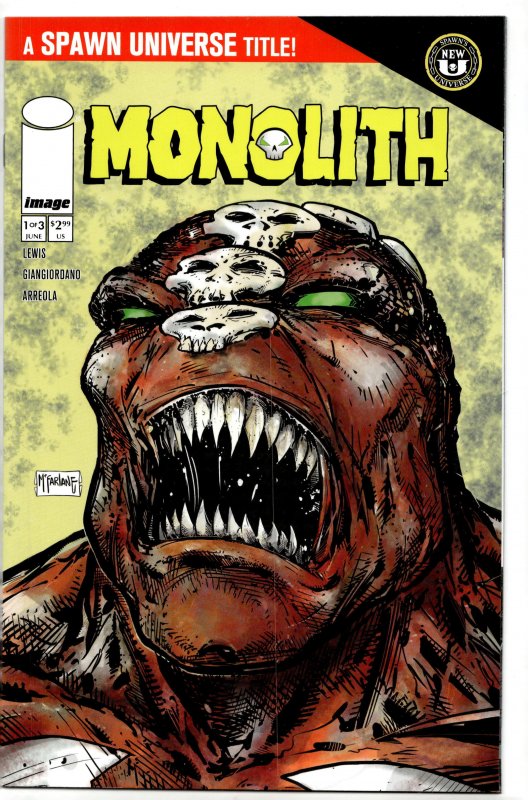 Monolith #1 Second Print Cover (2024) Monolith