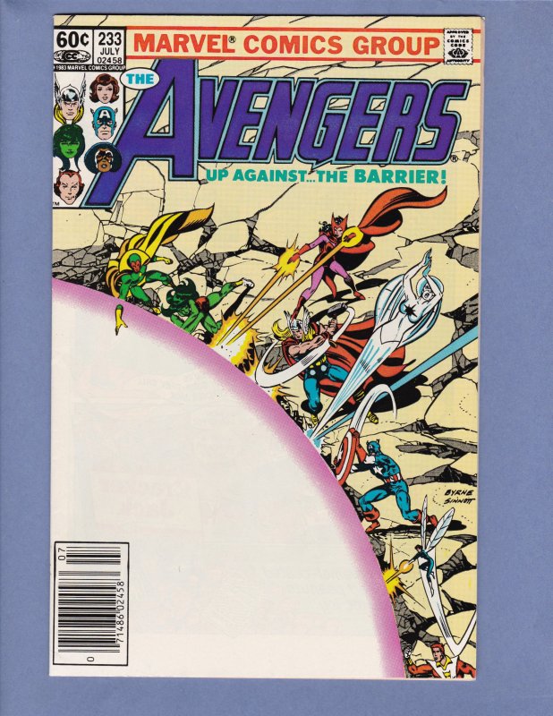 Avengers #233 FN/VF John Byrne Marvel 1983