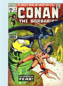 Conan the Barbarian #9 - Barry Windsor-Smith Cover Art. Sam Rosen Art (5.5) 1971