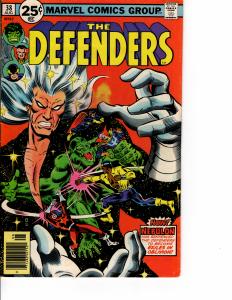 MARVEL The Defenders (1972 Series) #38 AUG 1976 VF-