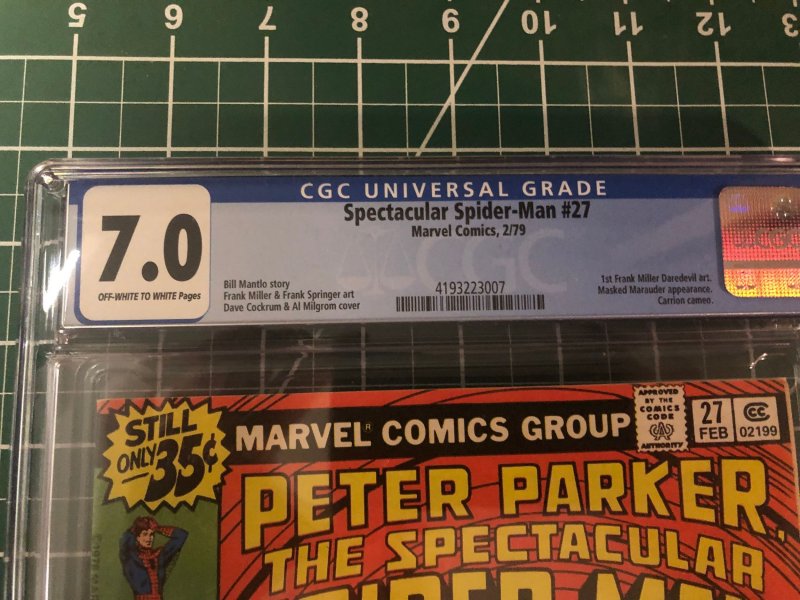 The Spectacular Spider-Man #27 (1979) 1st Frank Miller Daredevil art