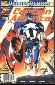 CAPTAIN AMERICA  (1998 Series)  (MARVEL) #1 NEWSSTAND Very Fine Comics Book 