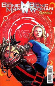 Bionic Man Vs. The Bionic Woman, The #4A VF; Dynamite | save on shipping - detai