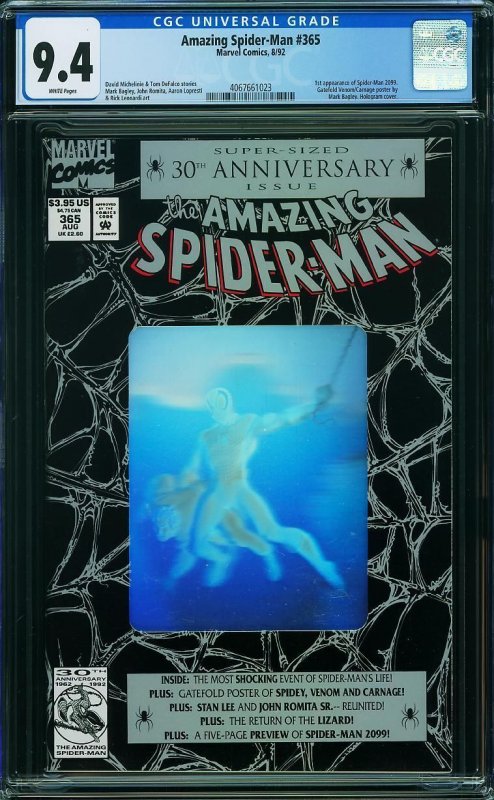 Amazing Spider-Man #365 (1992) CGC 9.4 NM