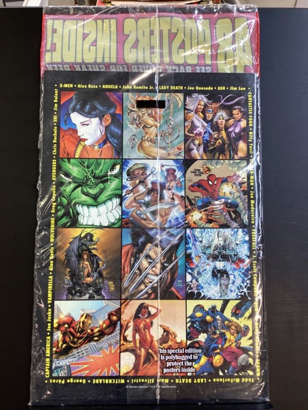 Wizard Magazine POSTERMANIA '98 Special 48 posters X-Men girls cover SEALED  1998 | Comic Books - Modern Age, X-Men