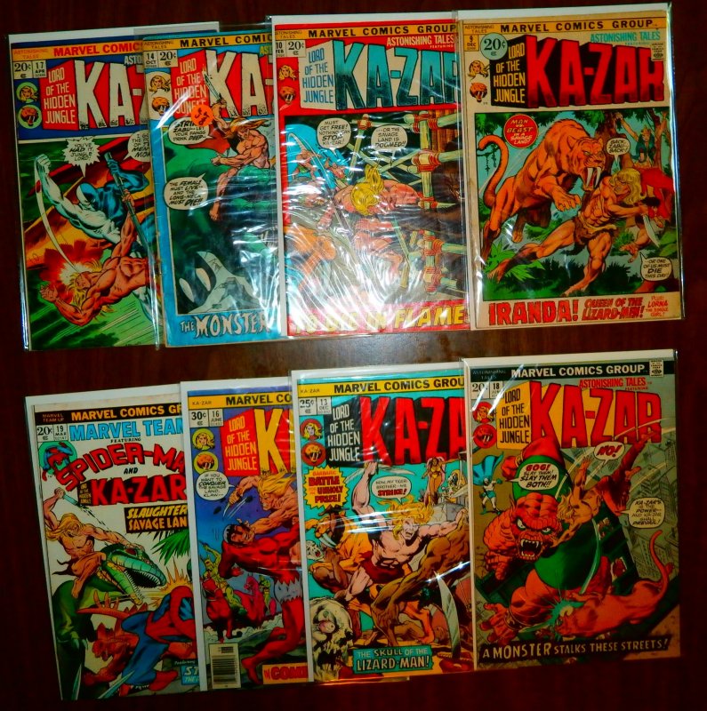 Ka-Zar V1 V2 V3 The Savage + (set of 24)