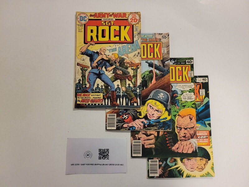 4 Sgt Rock DC Comic Books #273 322 330 341 56 TJ6