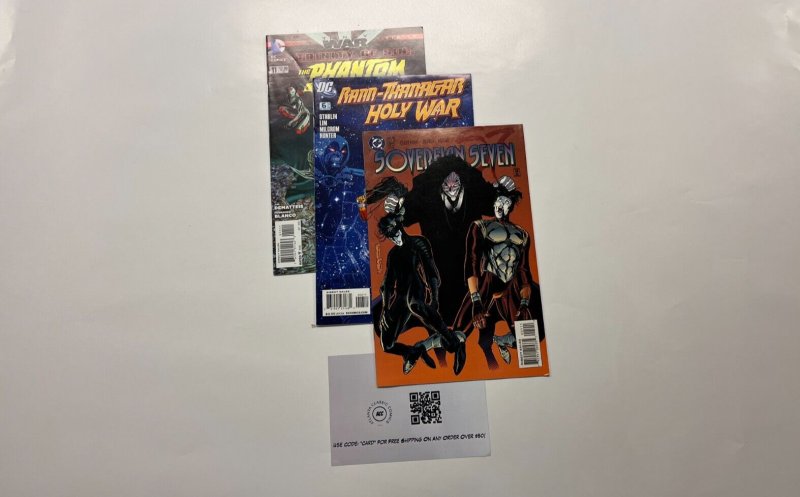 3 DC Comics Sovereign Seven #5 Phantom Stranger #11 Rann-Thanagar #6 7 JW13