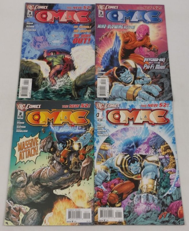 Omac Vol. 4 #1-8 VF/NM complete series Keith Giffen - new 52 ; DC