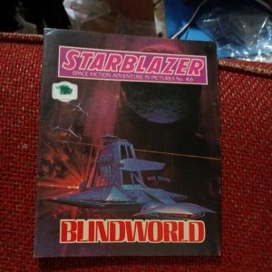 STARBLAZER Space fiction Adventure in Pictures No.46 blindworld 1981