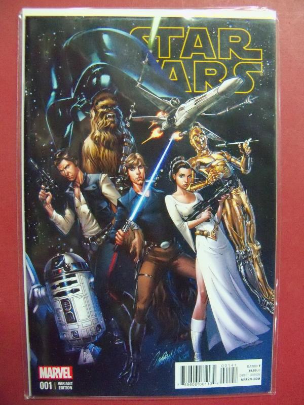 STAR WARS #001  J. SCOTT CAMPBELL 1:50 VARIANT COVER NM 9.4 MARVEL 2015 SERIES