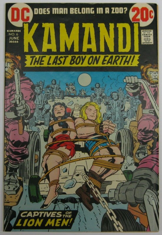 Kamandi, The Last Boy On Earth #6 (Jun 1973, DC), VFN (8.0), Kirby c/a/script