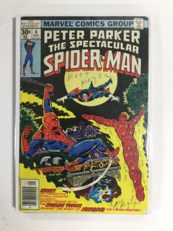 The Spectacular Spider-Man #6 (1977) FN3B119 FINE FN 6.0