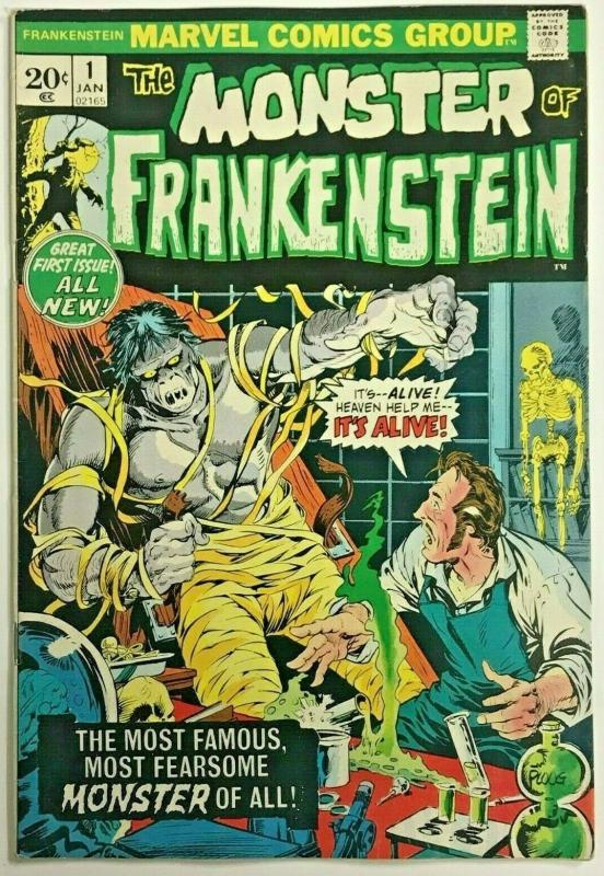 FRANKENSTEIN MONSTER#1 FN/VF 1973 MARVEL BRONZE AGE COMICS