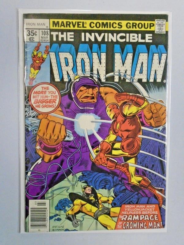 Iron Man (1st Series) #108, 6.0 (1978)