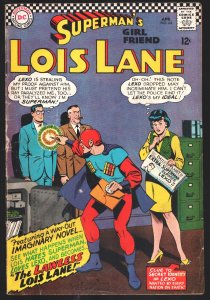 Superman's Girl Friend Lois Lane #64 1966-Lexo Secret Identity-Lawless Lois Lane