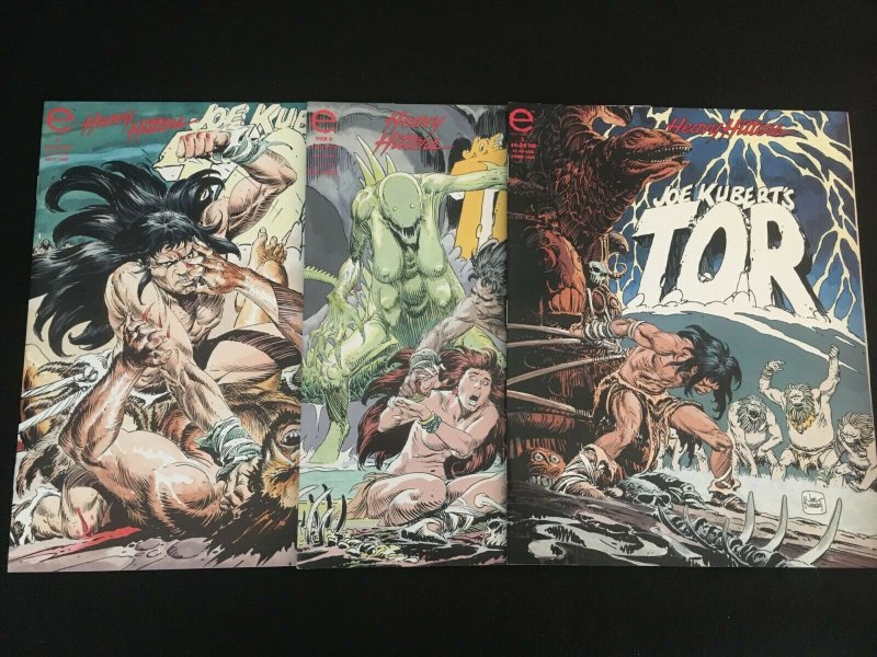 JOE KUBERT'S TOR #1, 2, 4 F+ Condition