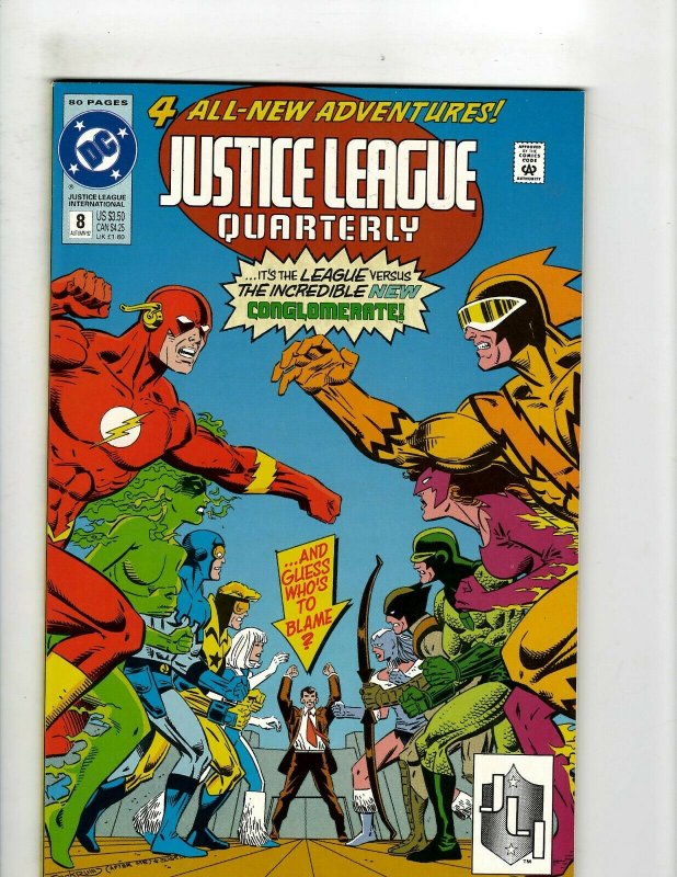 12 DC Comics Justice League Quarterly 1 2(2) 3 4 5 6 8 9 Wonder Woman + HG3 