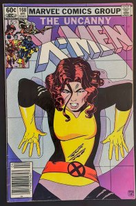 The Uncanny X-Men #168 Newsstand (1983) - VF - 1st Madelyne Pryor KEY