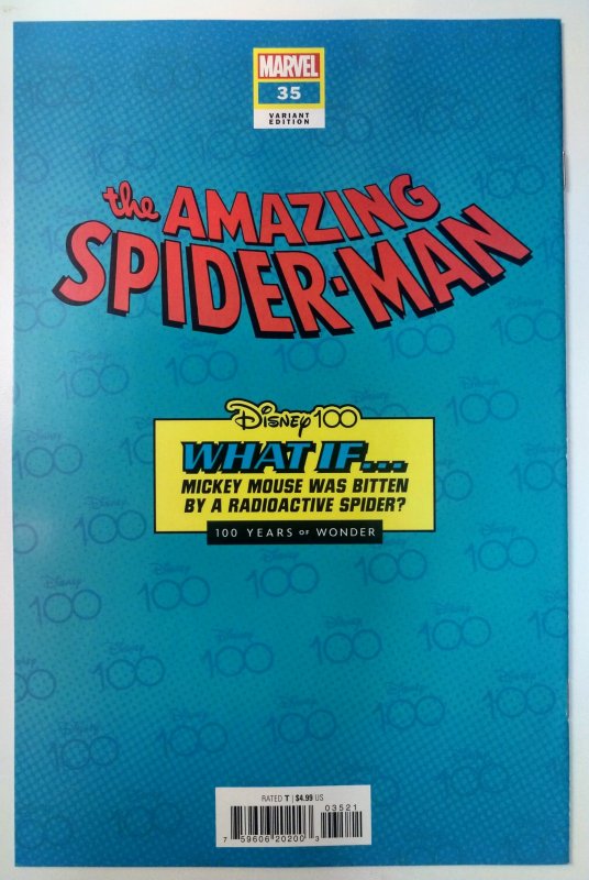The Amazing Spider-Man #35 (9.4, 2023) Disney 100th Variant