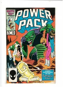 Power Pack #23 VF 8.0 Marvel Comics 1986 Fantastic Four Cameo