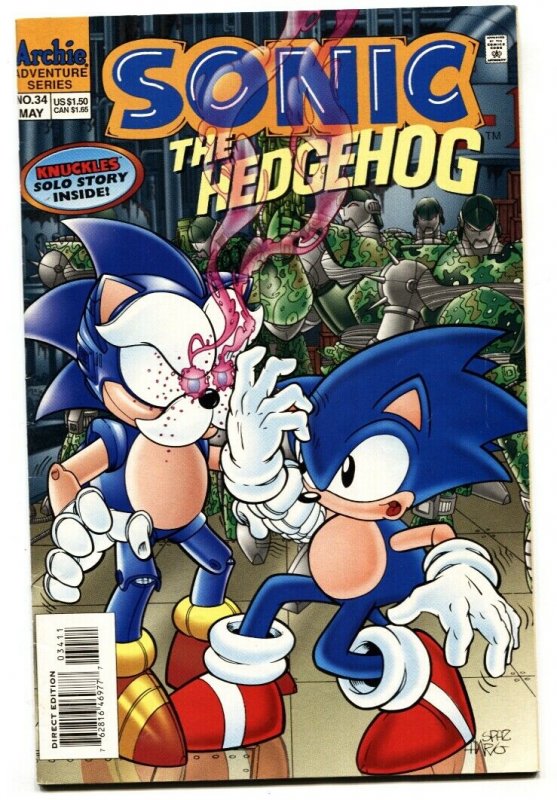 SONIC THE HEDGEHOG #34 comic book 1995-Archie Comics-Sega