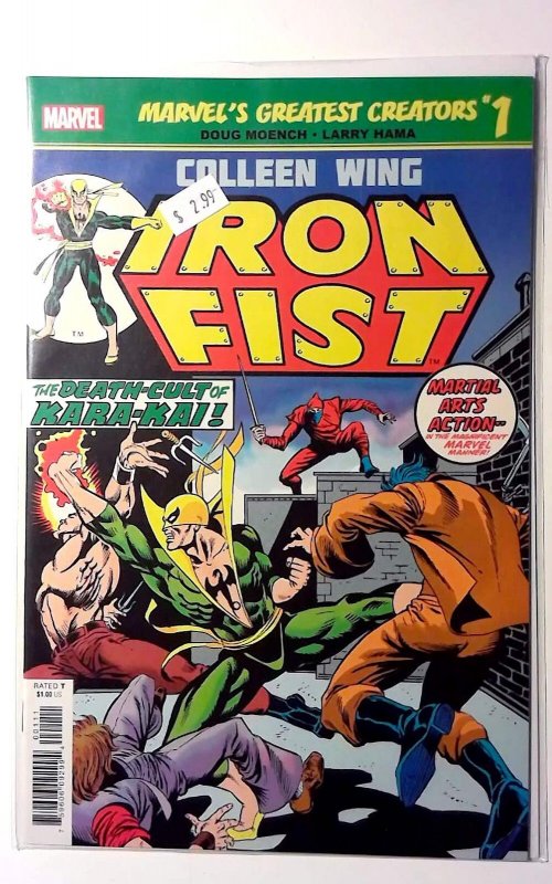 True Believers: Marvel's Greatest Creators Iron Fist: Colleen Wing #1 2019 Comic