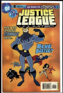 Justice League Unlimited #5 (2005) Blue Beetle