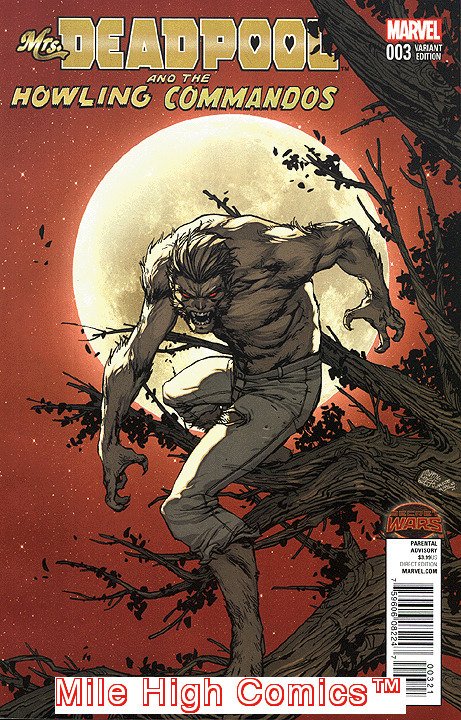 MRS. DEADPOOL & THE HOWLING COMMANDOS (2015 Series) #3 CAMUNCOLI Near Mint