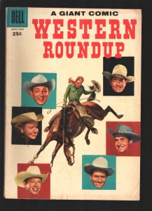Western Roundup #18  1957 - Dell  -VG+ - Comic Book