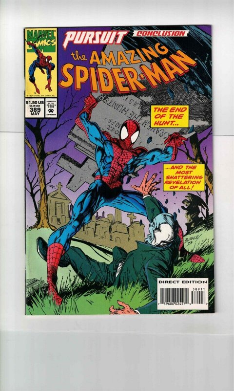 The AMAZING SPIDERMAN #389 9.0 VF/NM