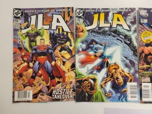 4 DC Comics #110 113 115 JLA + #1 JLA The Titans 49 TJ6