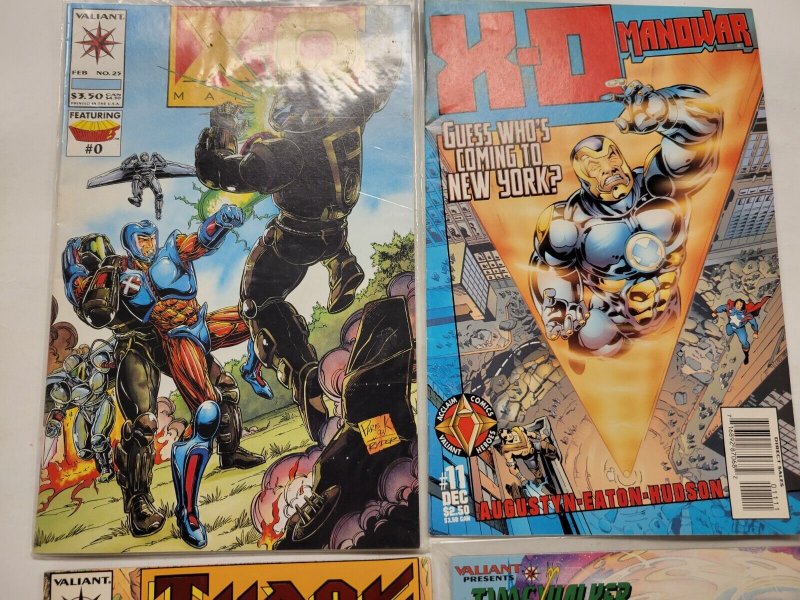 4 Valiant Comics #11 25 X-O Manowar + #1 Turok + #2 Timewalker 50 TJ7