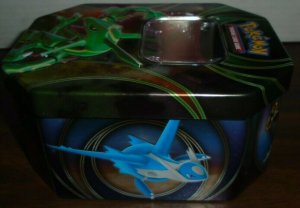 Pokemon EX Rayquaza Fall Beyond The Ordinary Collector Tin 2015